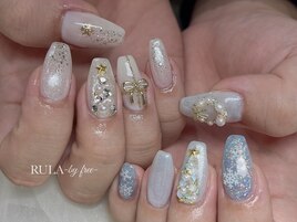 キラキラクリスマスネイル＊*