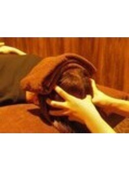 ヘッドスパで癒されたい