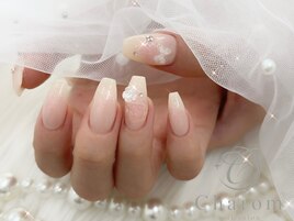 ガーリーチークネイル