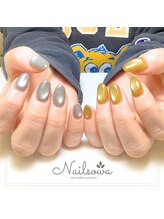 ソワ(sowa)/華やかさもプラスした大人ネイル