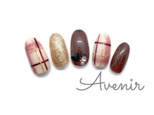 アヴィニール 表参道(Avenir)/愛されガーリークリスマスネイル