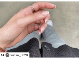 【細フレンチ】お客様ネイル