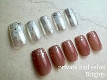 プライベートブライティ(Brighty)/シンプル春ネイル