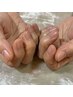 再来限定【ハンド】男性にもオススメ☆自爪スペシャルけ（ツヤ仕上げ）¥5.500