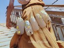 イエロー/ホログラム/貝殻/夏