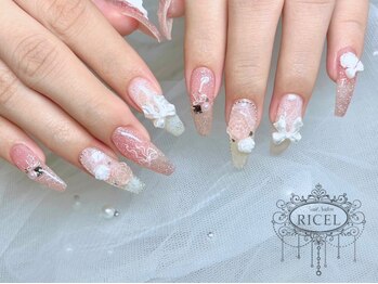 リシェル 原宿店(Ricel)の写真/憧れのデザインも叶う◎手元を華やかに彩る10本パーツつけ放題も♪[原宿/韓国ネイル/ワンホンネイル/Y2K]
