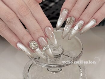 水光ワンホンマグネットネイル