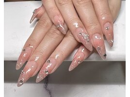 グラデーションチップ長さだし