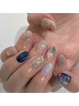 グラマラス プレジール 中野店(glamourous plaisir)/ニュアンスお花アート