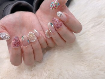 ブルー(BLUE)/narumi クリアラメ