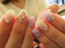 トゥデイム(TODAY'm)/ふんわり乙女ネイル