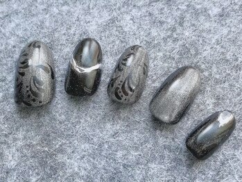 ブラックとシルバーでキメ!