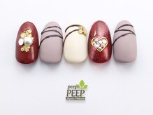ピッピ 白金台店(peep PEEP)/2022年バレンタインネイル-1