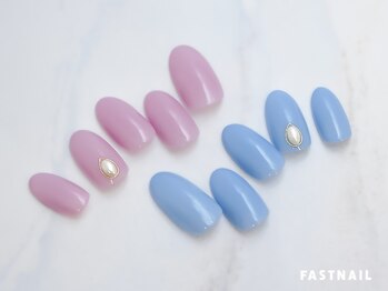 ファストネイル ロコ 志免店(FASTNAIL LOCO)/紫陽花ネイル【11902】