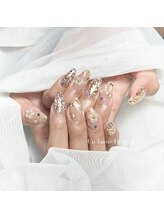 アン ジョーヌドラゴ/【自爪ネイル】キラキラネイル