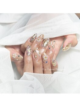 アン ジョーヌドラゴ/【自爪ネイル】キラキラネイル