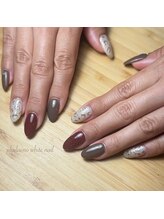 ファレノホワイト/お客様ネイル/フィルイン可能