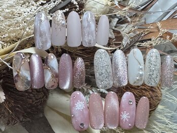 ラックス 神戸元町(LAX)の写真/初めてでも安心◎シンプル&豊富な定額メニュー×豊富なカラーで理想の指先へ♪似合わせデザインをご提案*