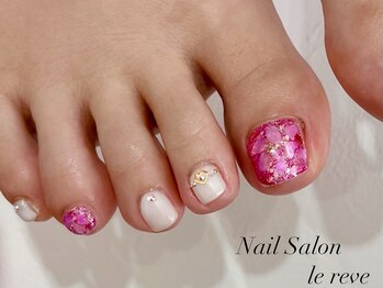 ネイルサロン ルレーヴ(Nail Salon le reve)/フットアート４本☆
