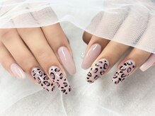 ローランリム(LORAN Lim)/レオパードピンクネイル