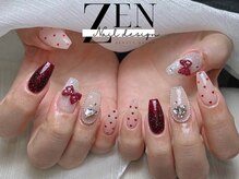 ゼン ネイル デザイン 池袋(ZEN NAIL DESIGN)/* 長 さだしやり放題×つけ放題