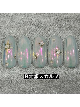 エルス(ELS)/ミラーネイル×ストーン