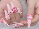 とことん甘めなロングデザイン