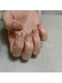 細めのグラデーション