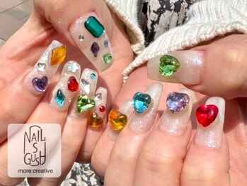 ネイルズガッシュ 武蔵小山店(NAILsGUSH)/持ち込み/フィルイン/キラキラ