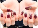 ボルドー×イベントネイル