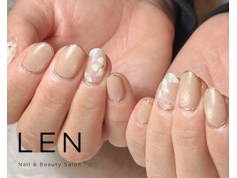 ホワイトニュアンスフラワー