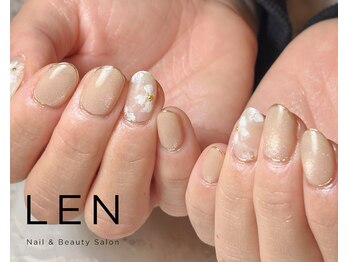 ホワイトニュアンスフラワー