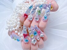 ミナ 渋谷店(Mina)の雰囲気（夏に大人気のキラキラ輝くネイル）