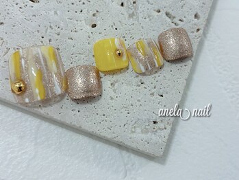 アネラネイル(anela nail)/2026夏フットネイル/7,880円