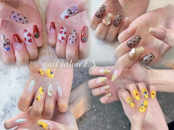 nail salon EN【長さ出し/フィルイン/マグネット/ワンホン】の写真/時間内アートし放題♪持ち込みデザインOK!8月は¥11500→¥9900★ 長さ出し+持ち込みは¥16500→¥14900