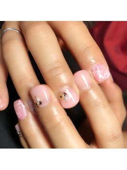 キャプラスネイル ミュウ(CAPLUS NAIL Mew)/桜ネイル