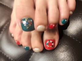 クリスマスネイル