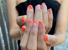 ケイアイエムネイル(KIM nail)/蛍光オレンジ☆