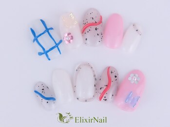 エリクサーネイル 池袋(Elixir Nail)/定額b カジュアル/クーポン使用