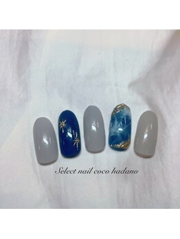 セレクトネイル ココ 秦野店(SELECT NAIL COCO)/天然石&ミラー