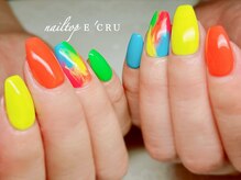 ネイルトップエクル(nail top E CRU)/ネオンカラー