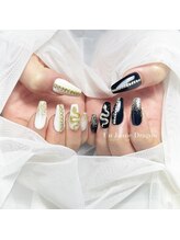 アン ジョーヌドラゴ/【自爪ネイル】ヘビネイル