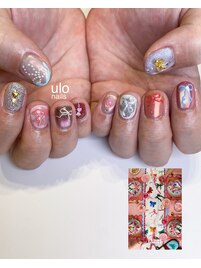 画像から作るリボンネイル