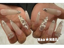 ナァネイル(Naa★NAIL)/長さ出し×フリーデザイン☆