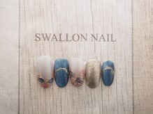 スワロンネイル(SWALLON NAIL)/梅雨ネイル