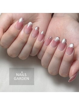 ネイルズガーデン(NAILS GARDEN)/マグネットグラデーションネイル