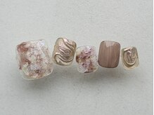 ルフトエーデ(LUFT Ode)/【Foot Art 10】くすみピンクart