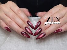 ゼン ネイル デザイン 池袋(ZEN NAIL DESIGN)/ 長さだしマグネット・90分¥8000