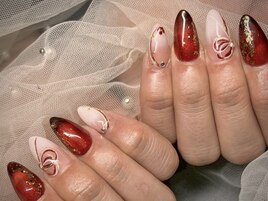 正月×水引ネイル