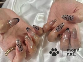 レオパード／フレンチネイル